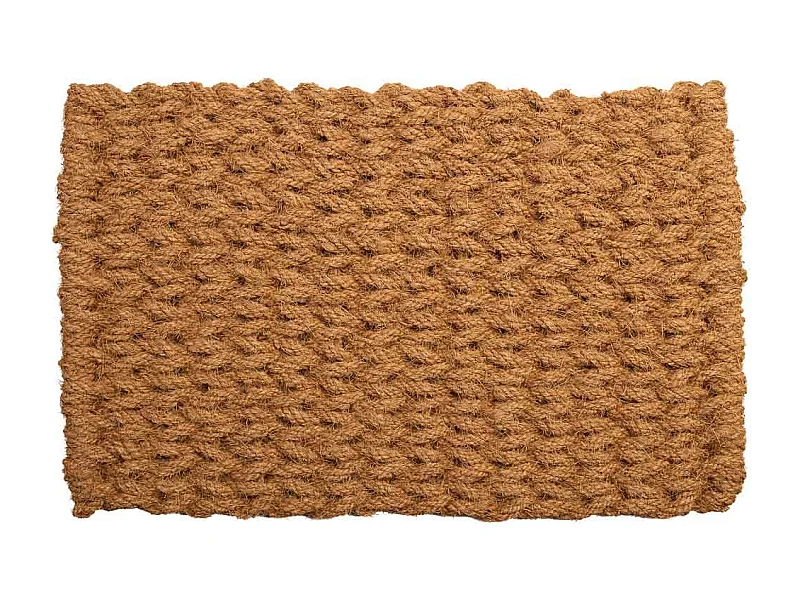 Fußmatte Kokosfaser braun 80x50x3