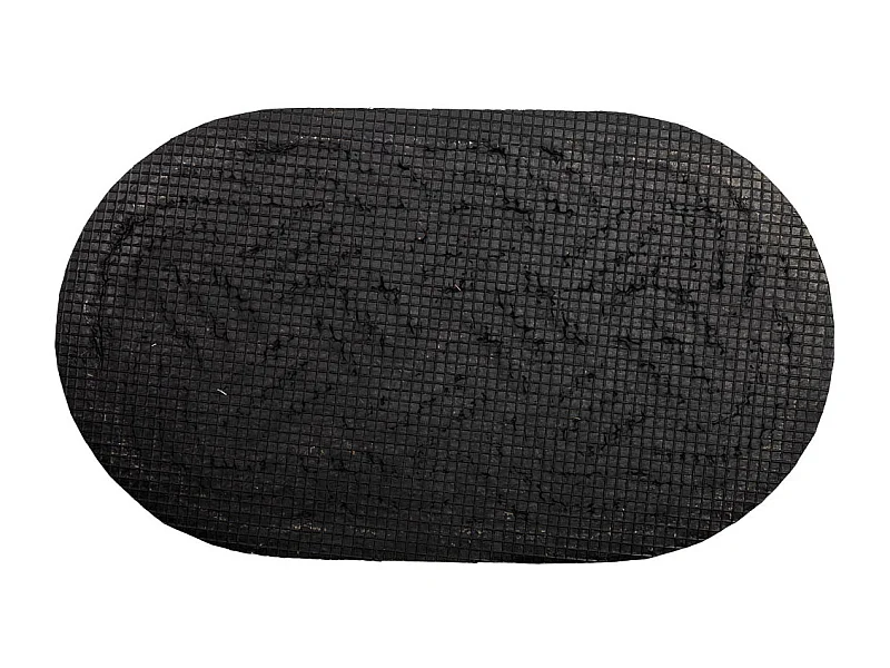 Paillasson en fibre de coco et caoutchouc marron 70x40