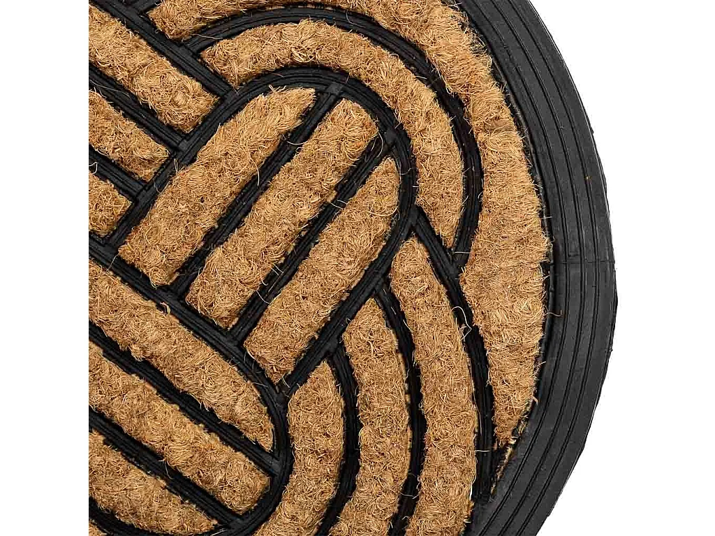 Zerbino in fibra di cocco e gomma marrone 70x40