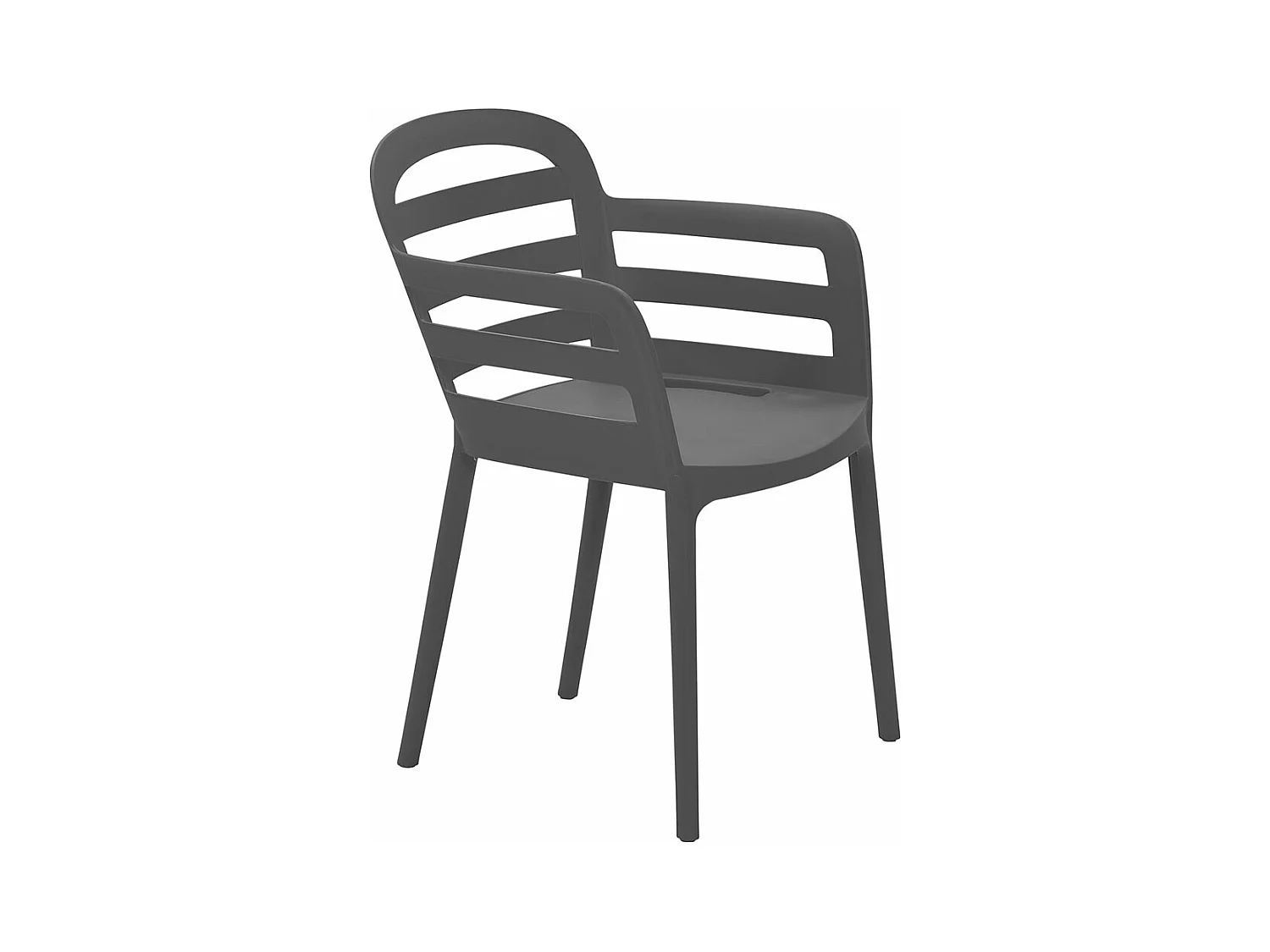 Chaise de jardin Garden Impressions Mira Gris foncé
