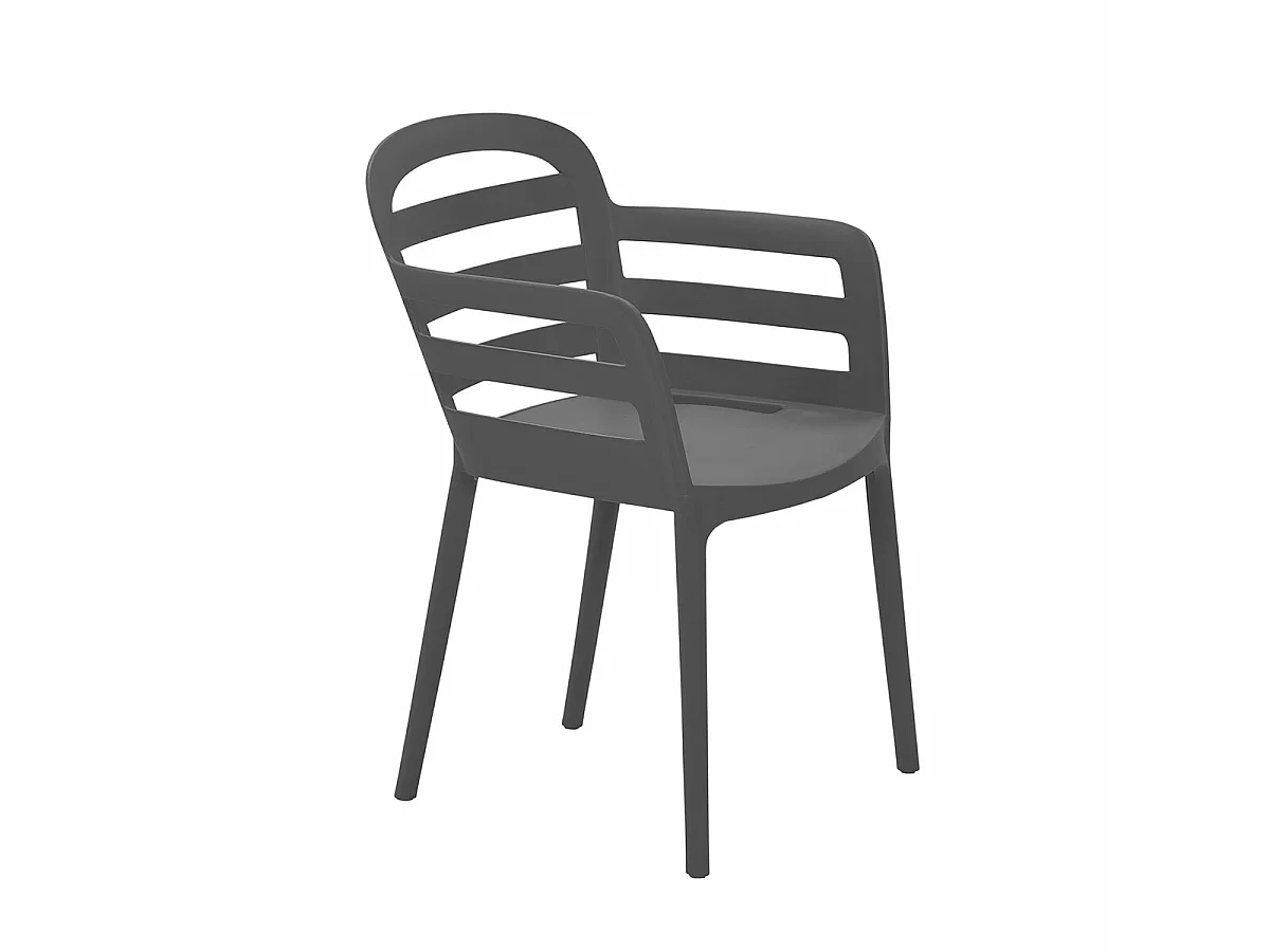 Chaise de jardin Garden Impressions Mira Gris foncé