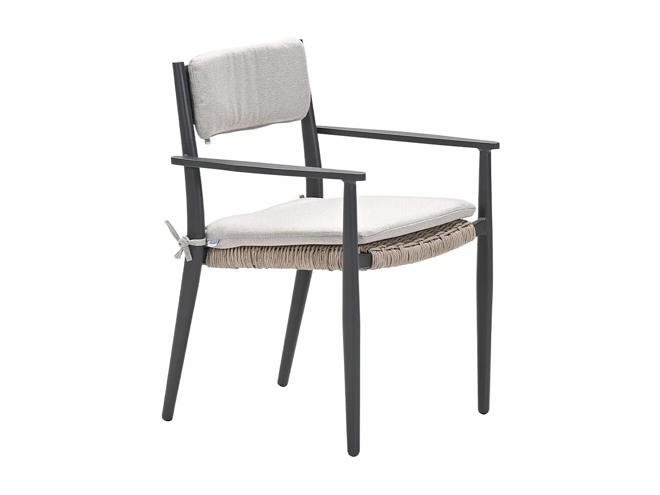 Chaise de jardin Garden Impressions Lily gris foncé - 2 pièces