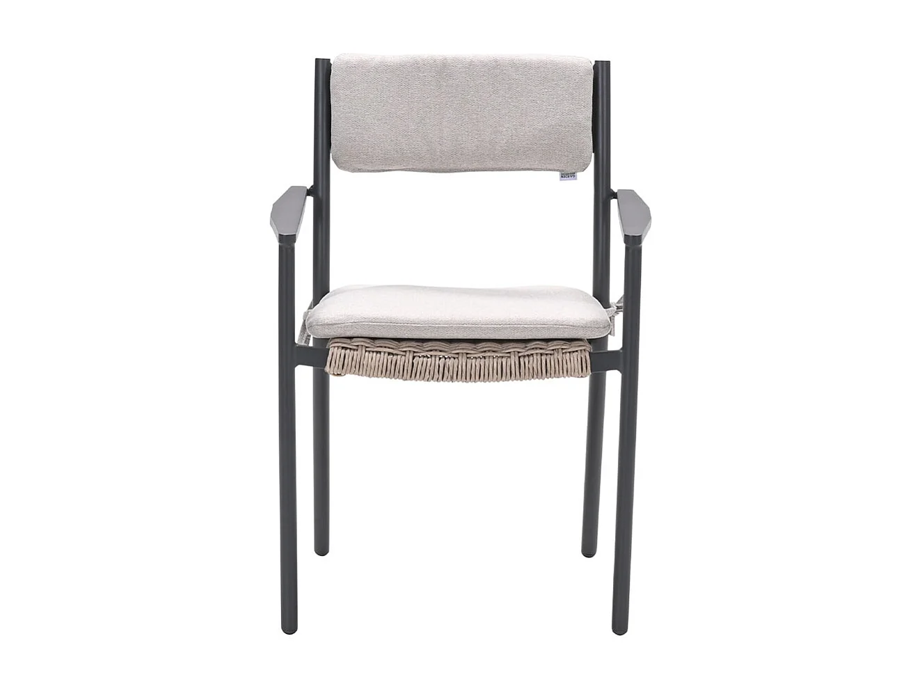 Chaise de jardin Garden Impressions Lily gris foncé - 2 pièces