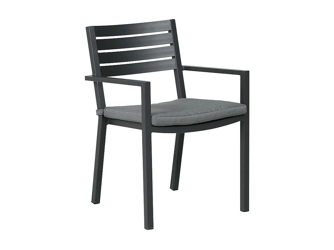 Chaise de jardin Garden Impressions Amarillo 2 pièces gris foncé