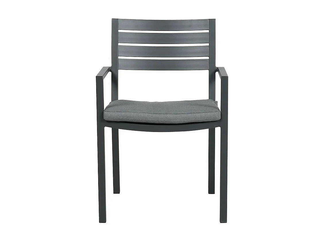 Chaise de jardin Garden Impressions Amarillo 2 pièces gris foncé