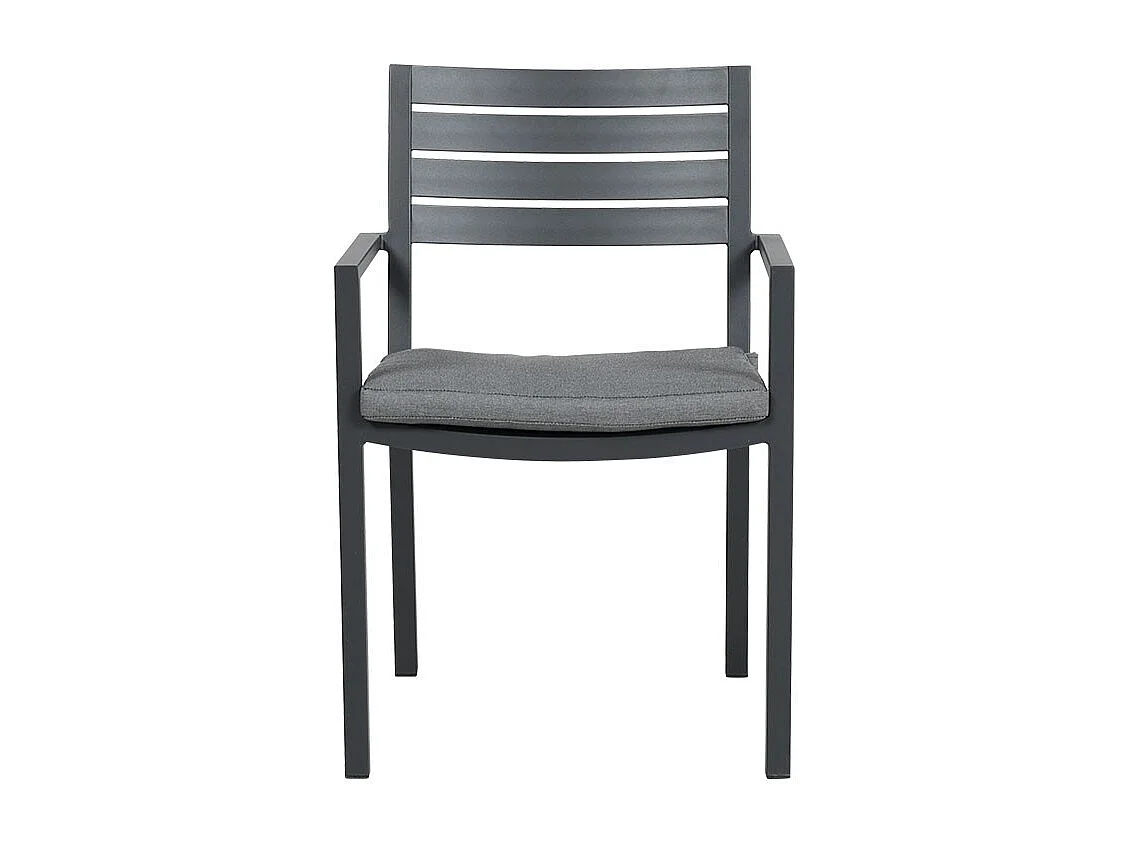 Chaise de jardin Garden Impressions Amarillo 2 pièces gris foncé