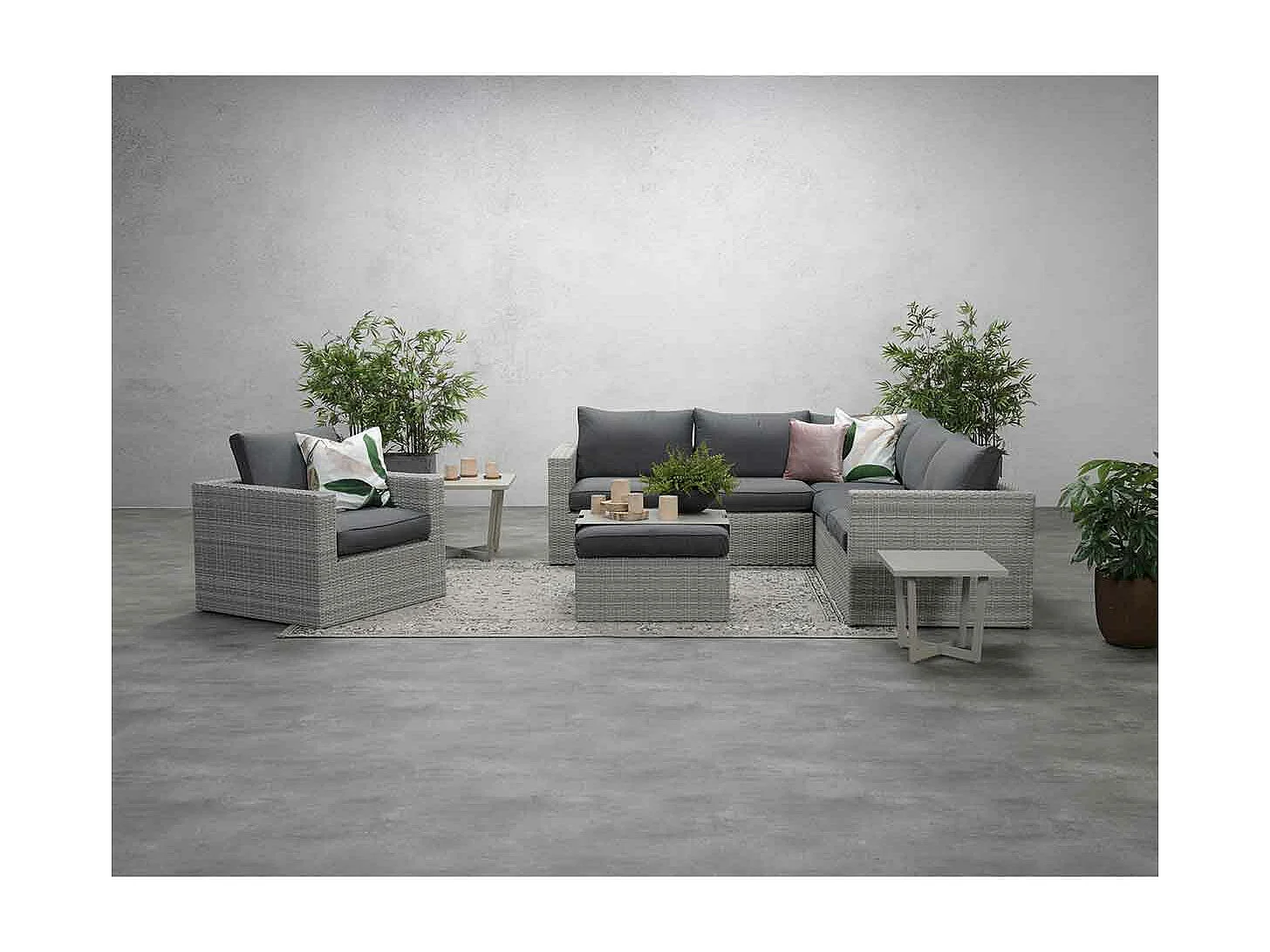 Garden Impressions Bruno lounge tuinstoel - lichtgrijs