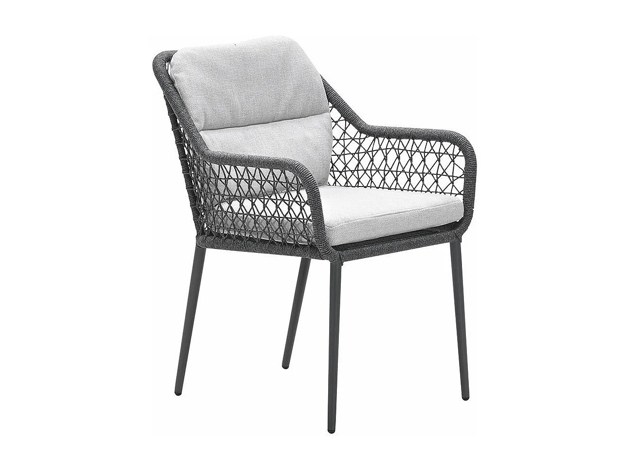 Garden Impressions chaise de jardin Pemba gris foncé