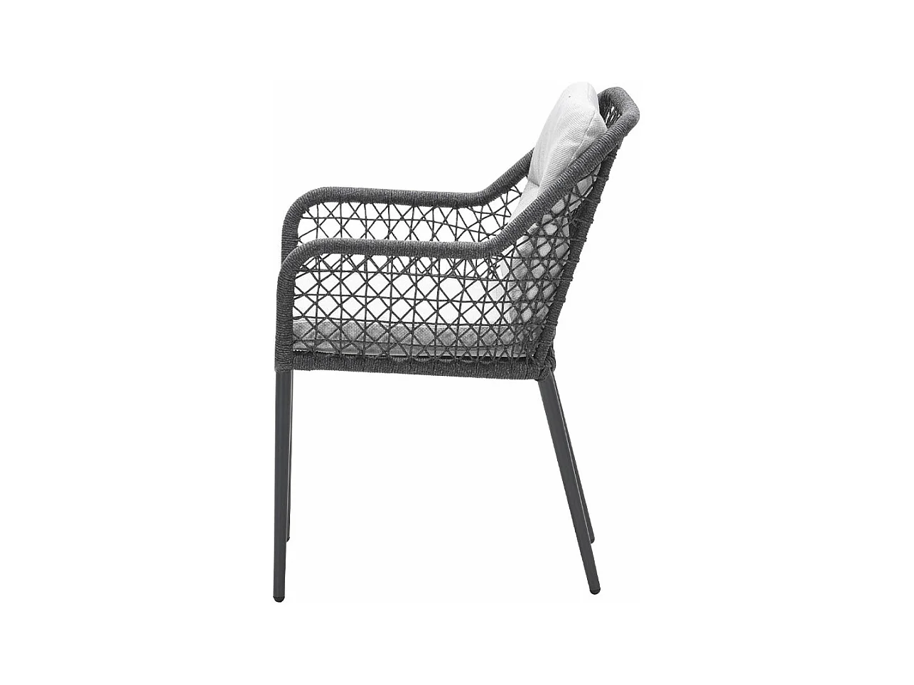 Garden Impressions chaise de jardin Pemba gris foncé