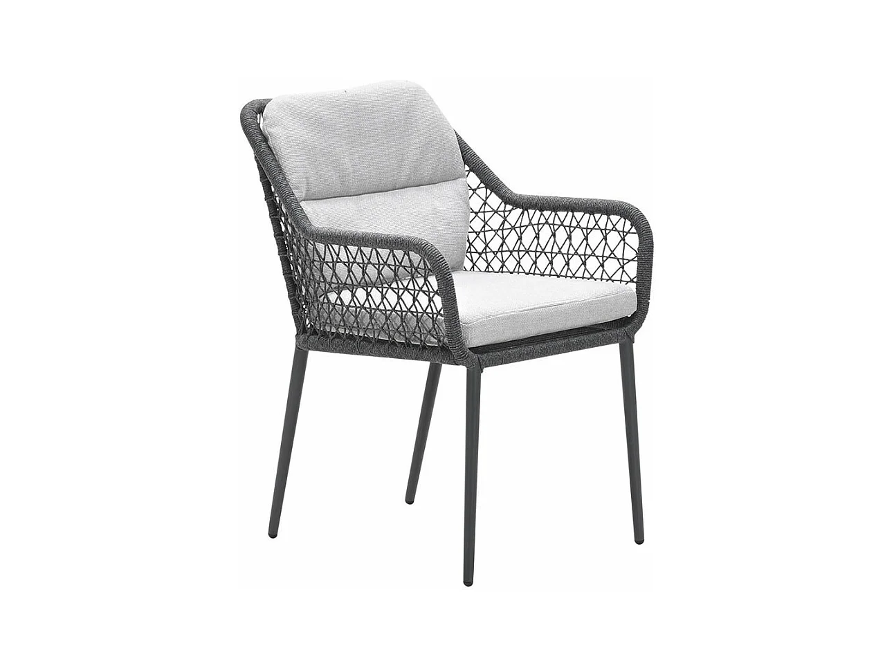 Garden Impressions chaise de jardin Pemba gris foncé