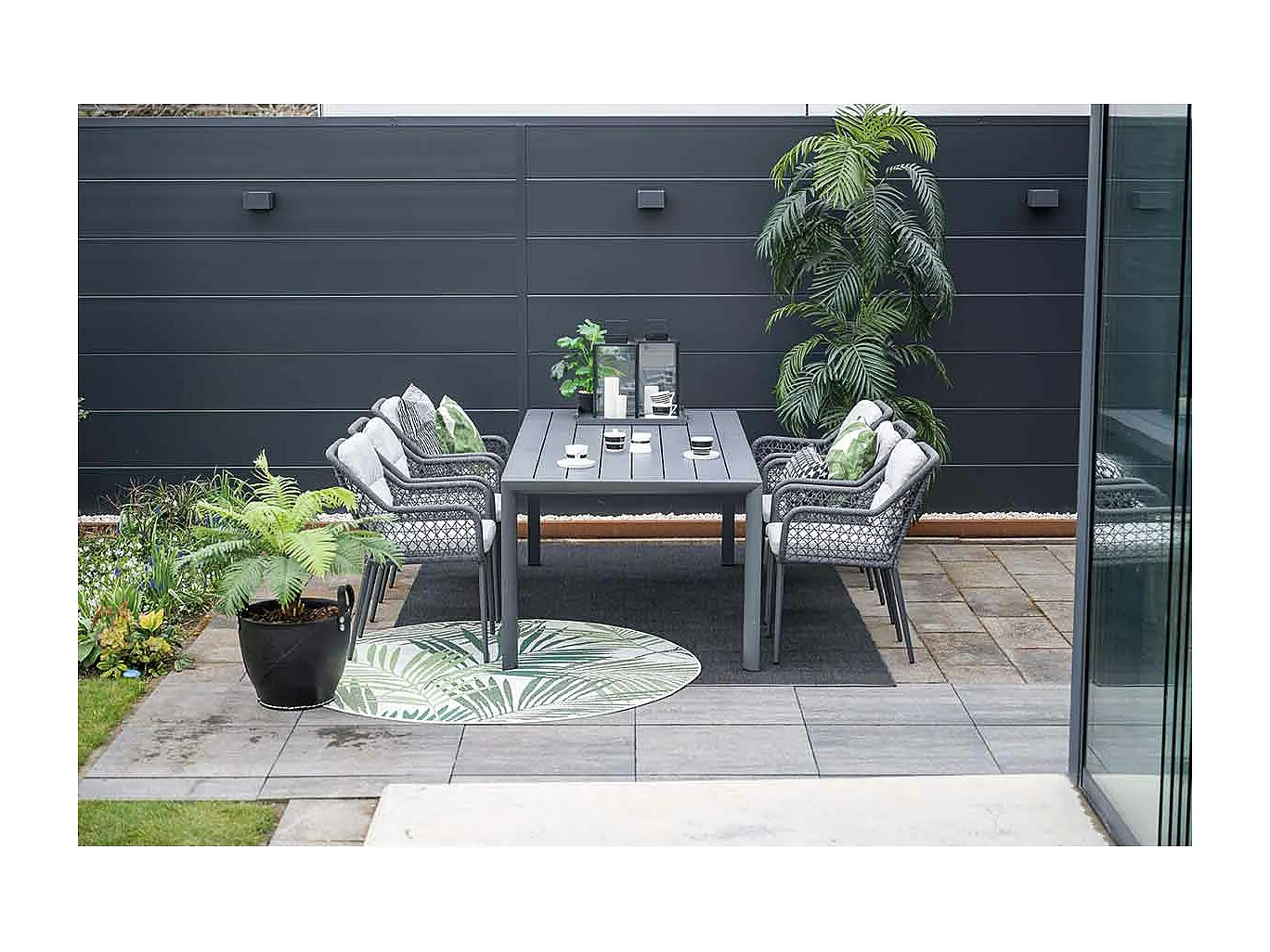 Garden Impressions Pemba tuinstoel - donker grijs