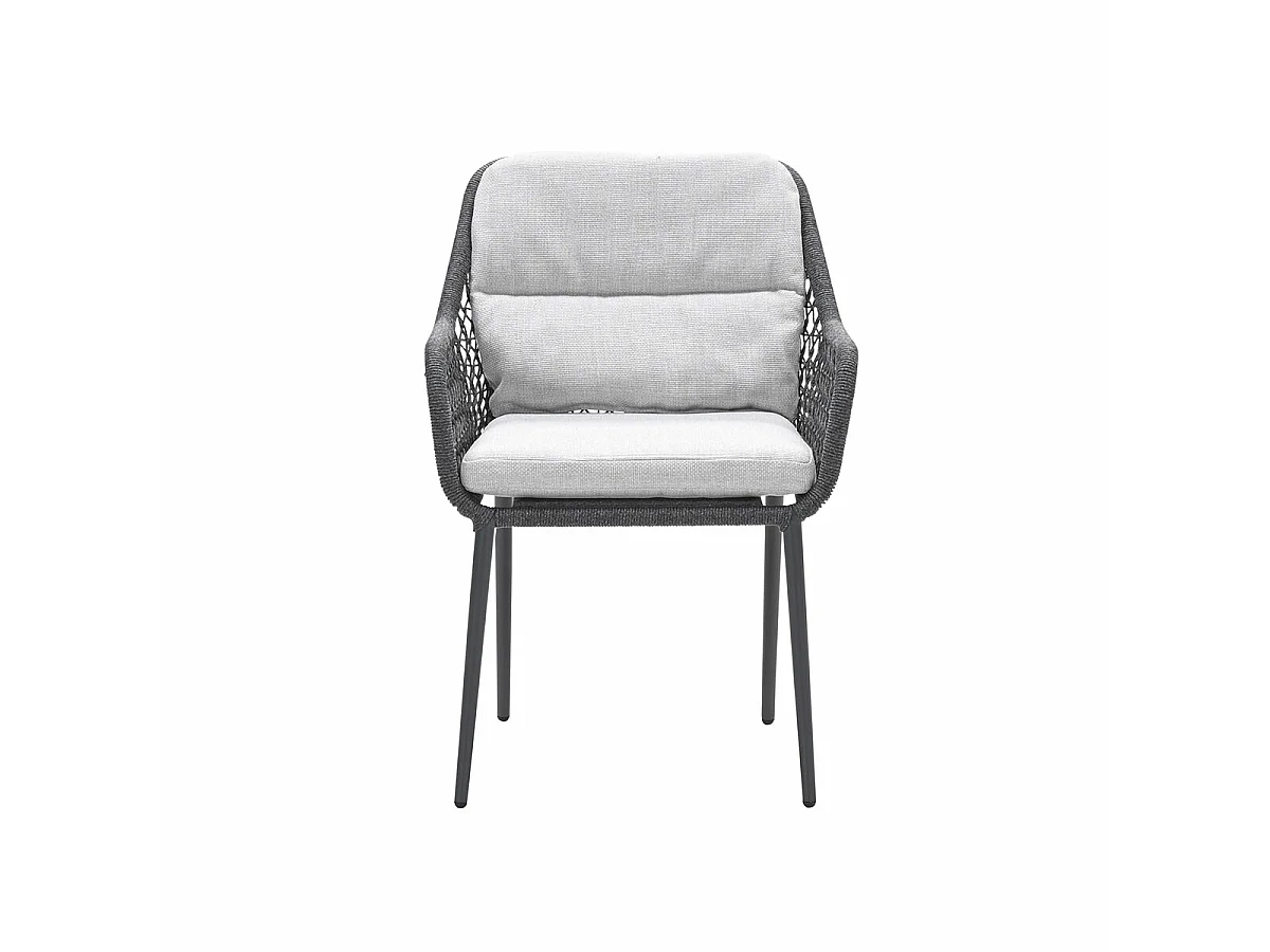 Garden Impressions chaise de jardin Pemba gris foncé