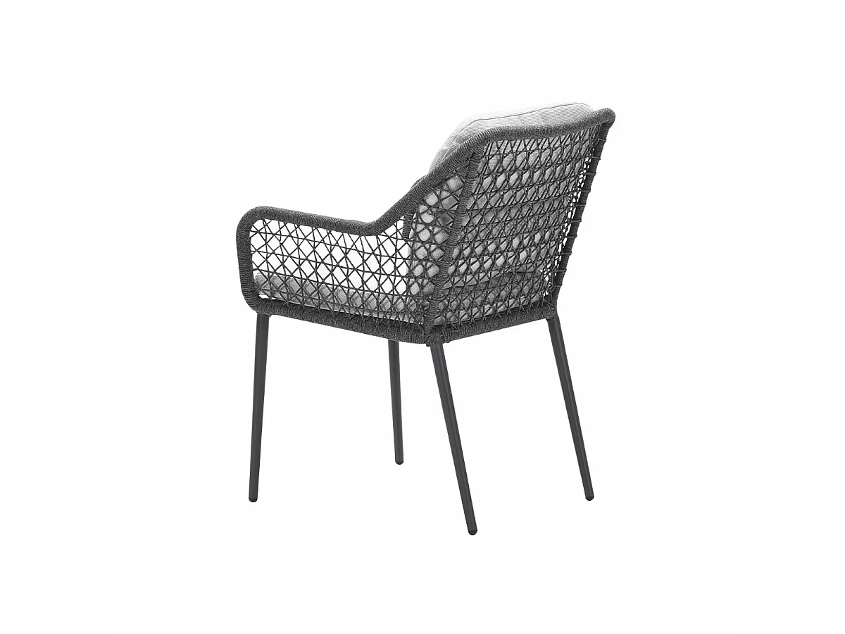 Garden Impressions chaise de jardin Pemba gris foncé