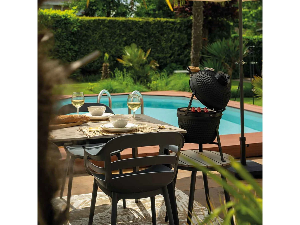 Chaise de jardin Garden Impressions Sunny gris foncé