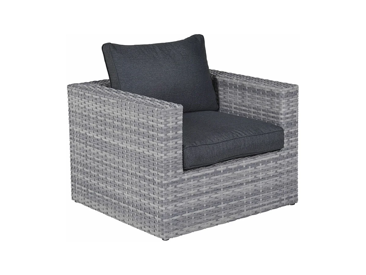 Garden Impressions Carlo fauteuil de jardin lounge - Gris clair