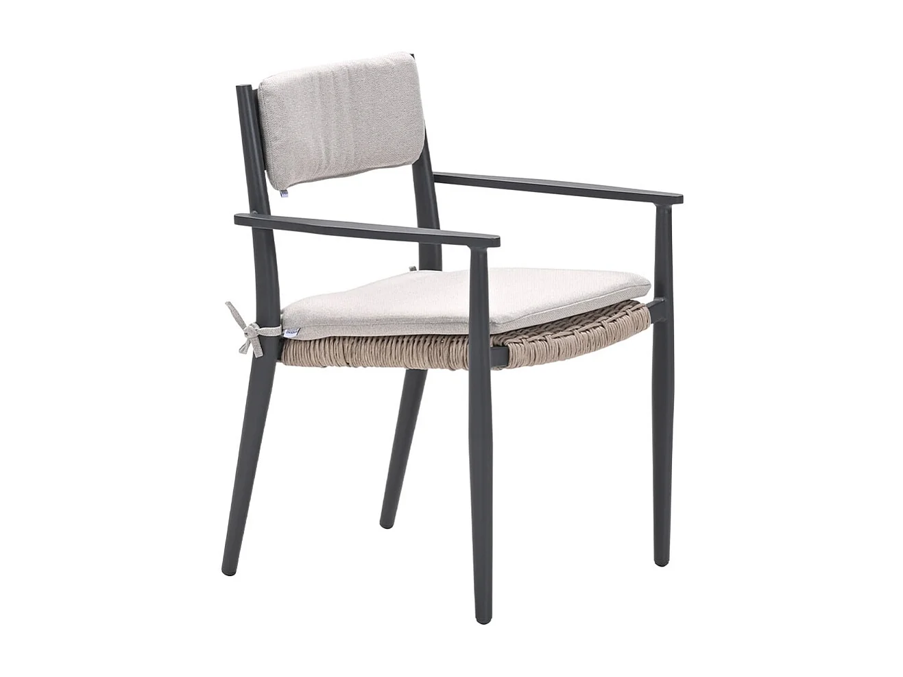 Chaise de jardin Garden Impressions Lily gris foncé