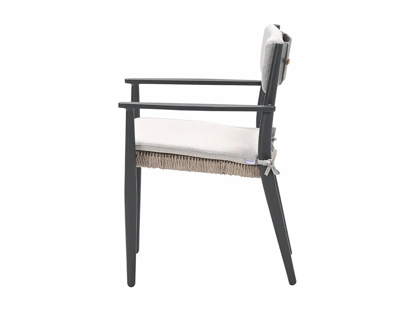 Chaise de jardin Garden Impressions Lily gris foncé