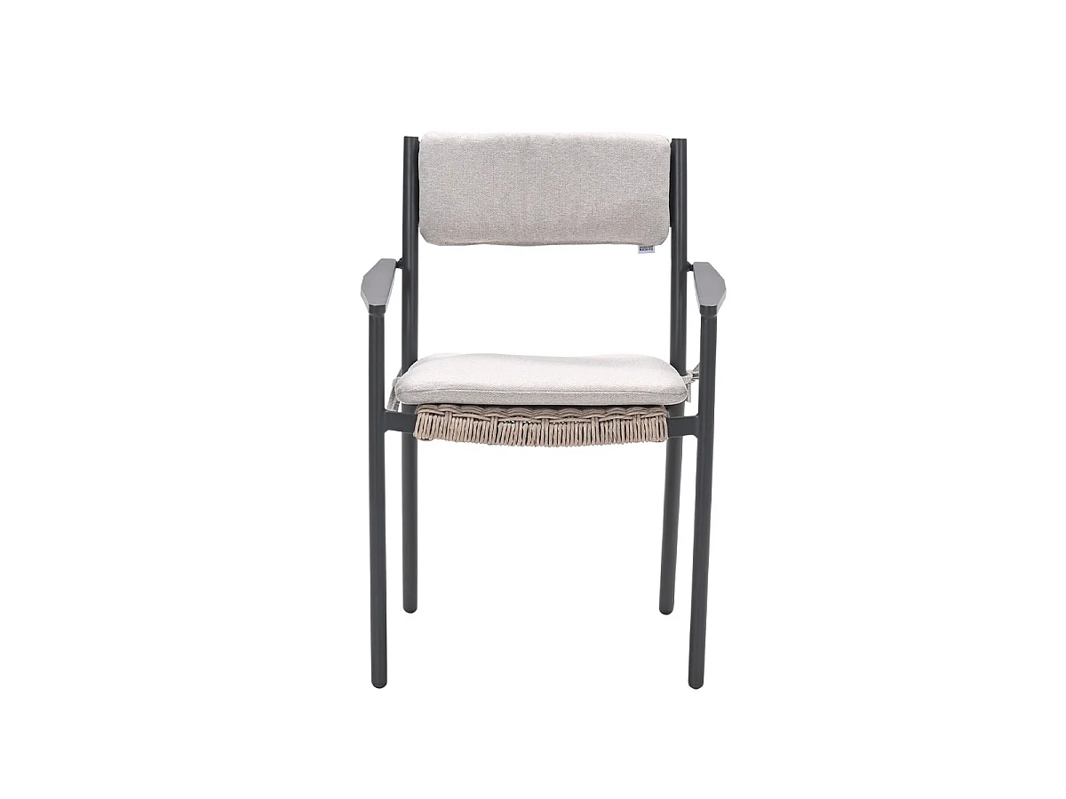 Chaise de jardin Garden Impressions Lily gris foncé