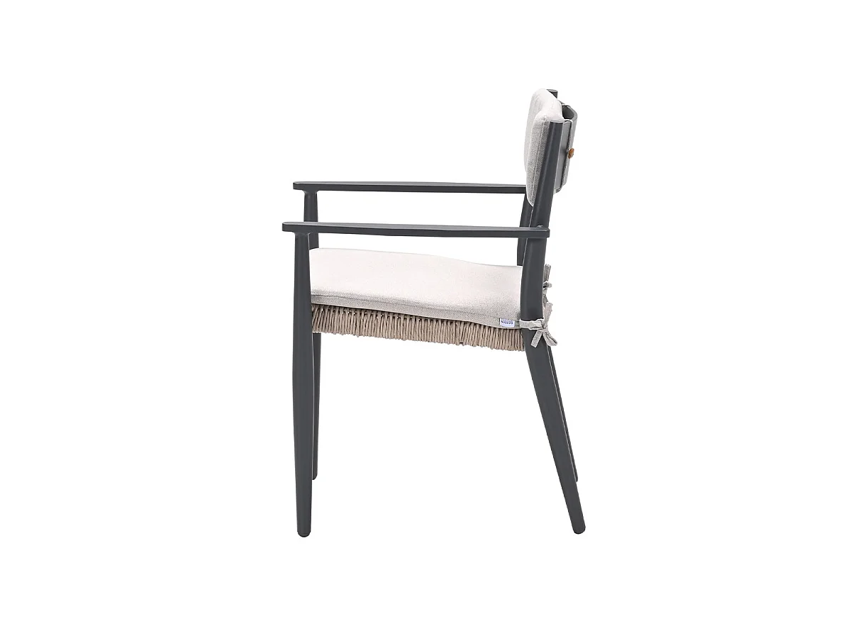 Chaise de jardin Garden Impressions Lily gris foncé