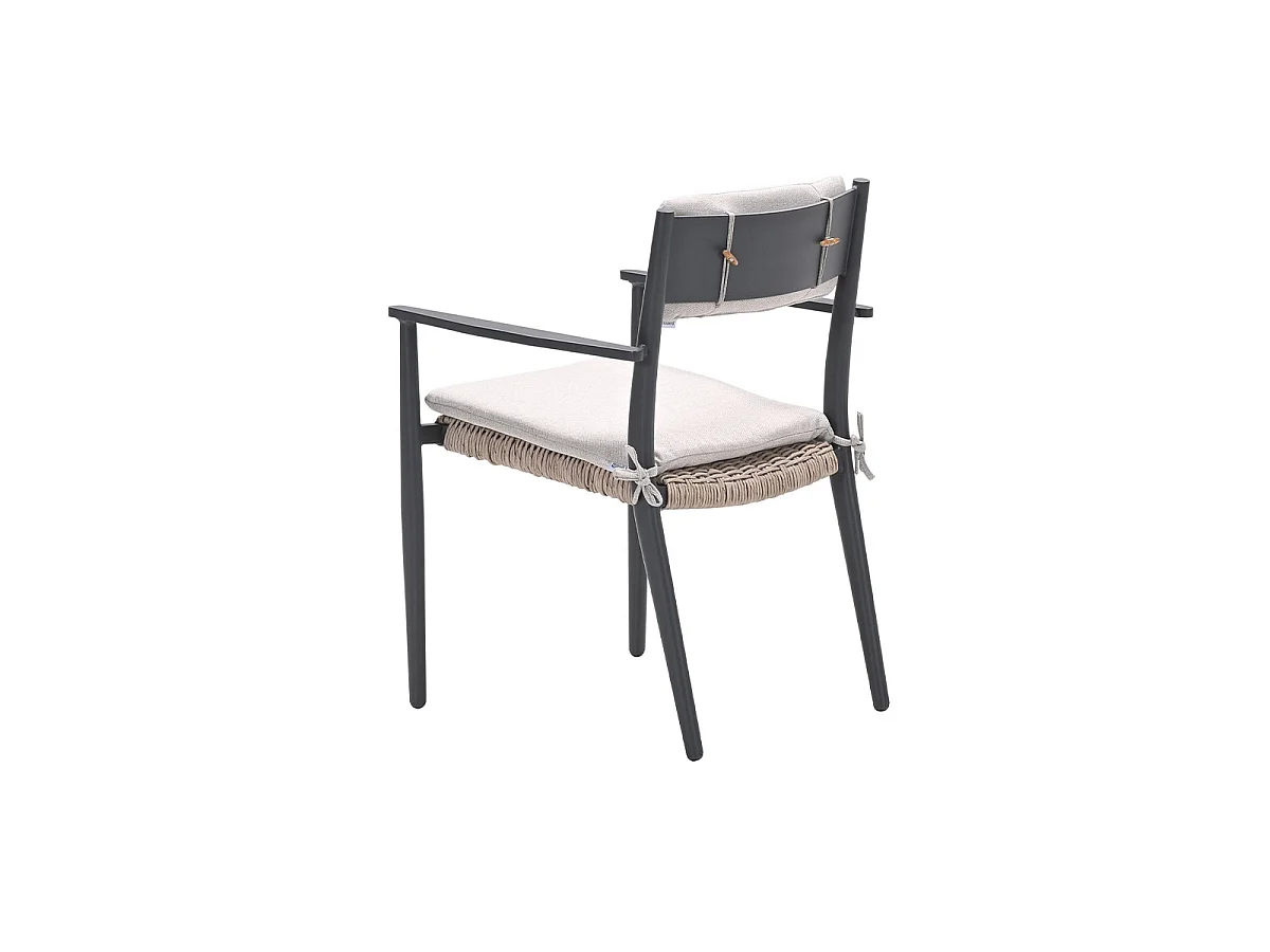 Chaise de jardin Garden Impressions Lily gris foncé