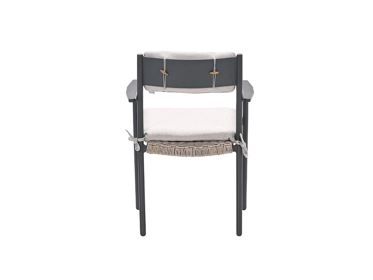 Chaise de jardin Garden Impressions Lily gris foncé