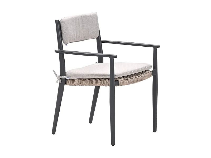 Chaise de jardin Garden Impressions Lily gris foncé