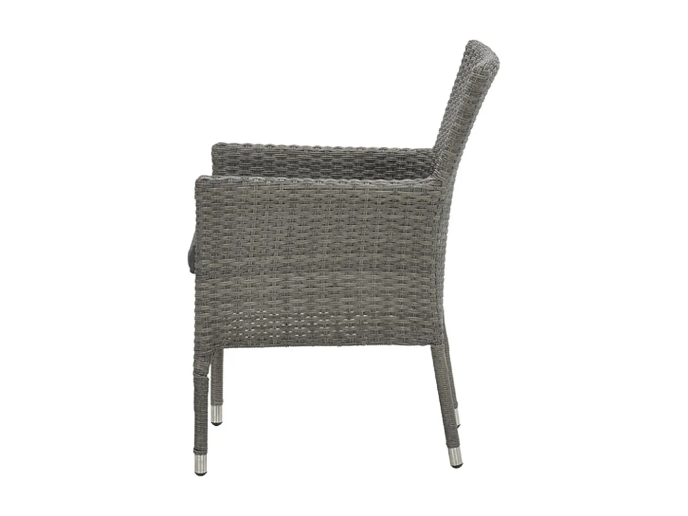 Garden Impressions Jerba tuinstoel grijs - 4 stuks