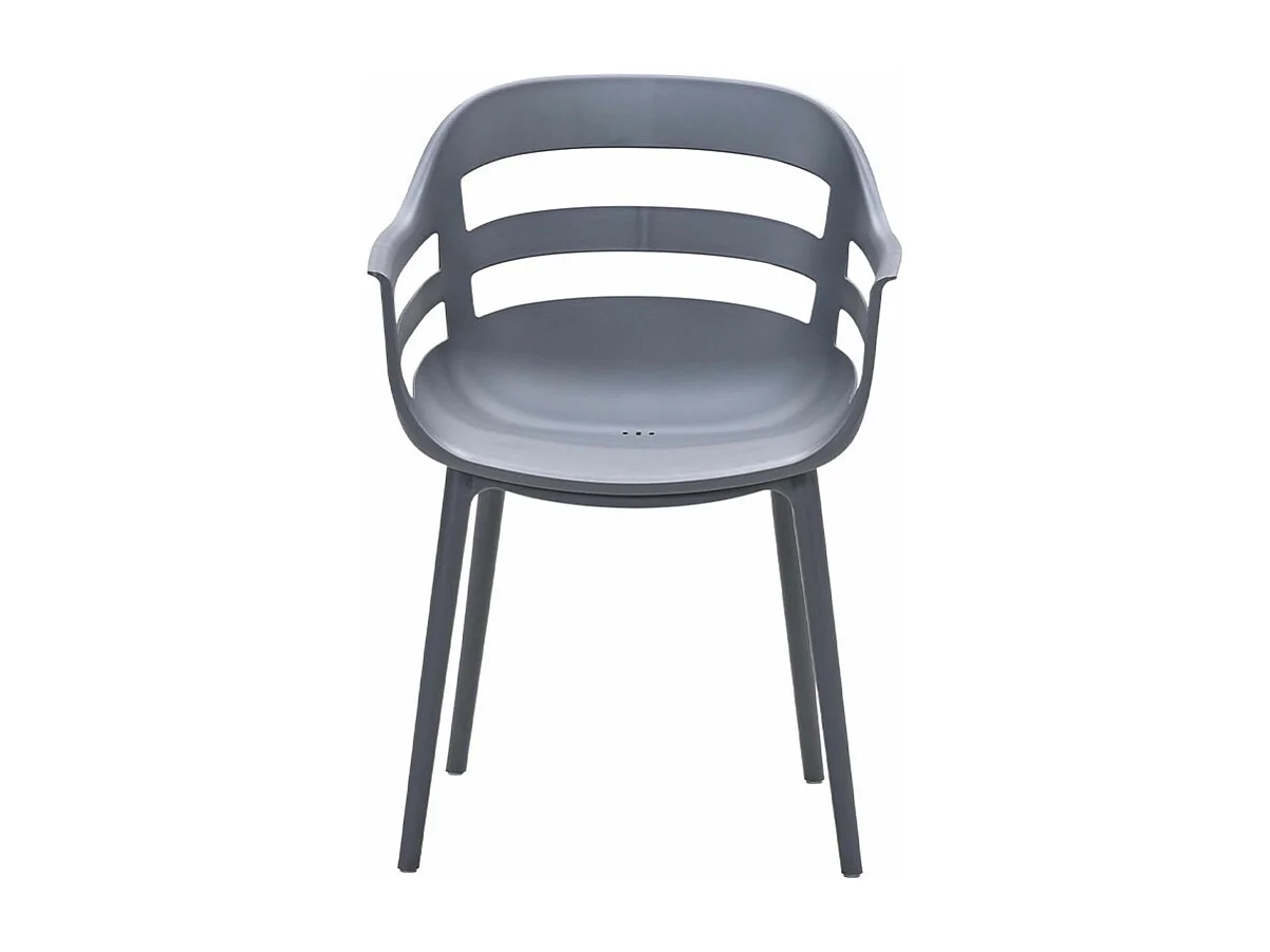 Chaise de jardin Garden Impressions Sunny gris foncé 4 pièces