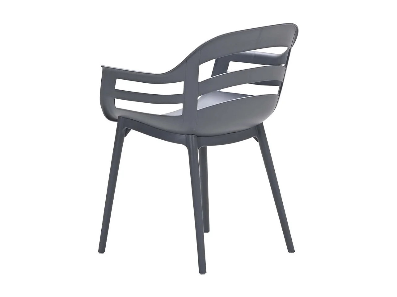 Chaise de jardin Garden Impressions Sunny gris foncé 4 pièces