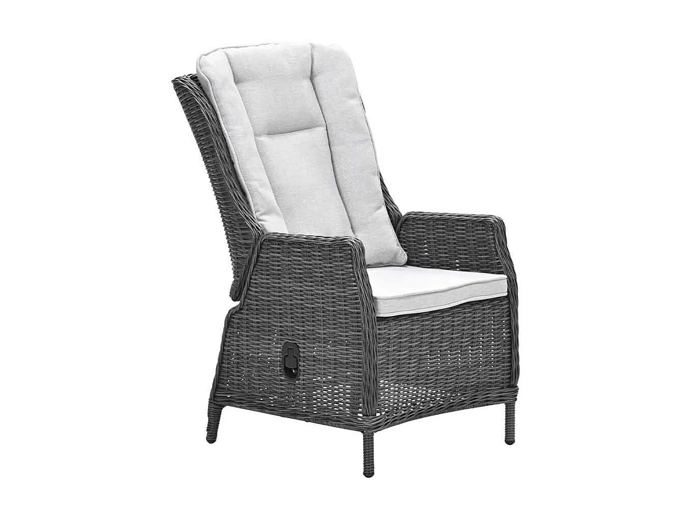 Chaise de jardin Marbella réglable Garden Impressions Marbella gris foncé