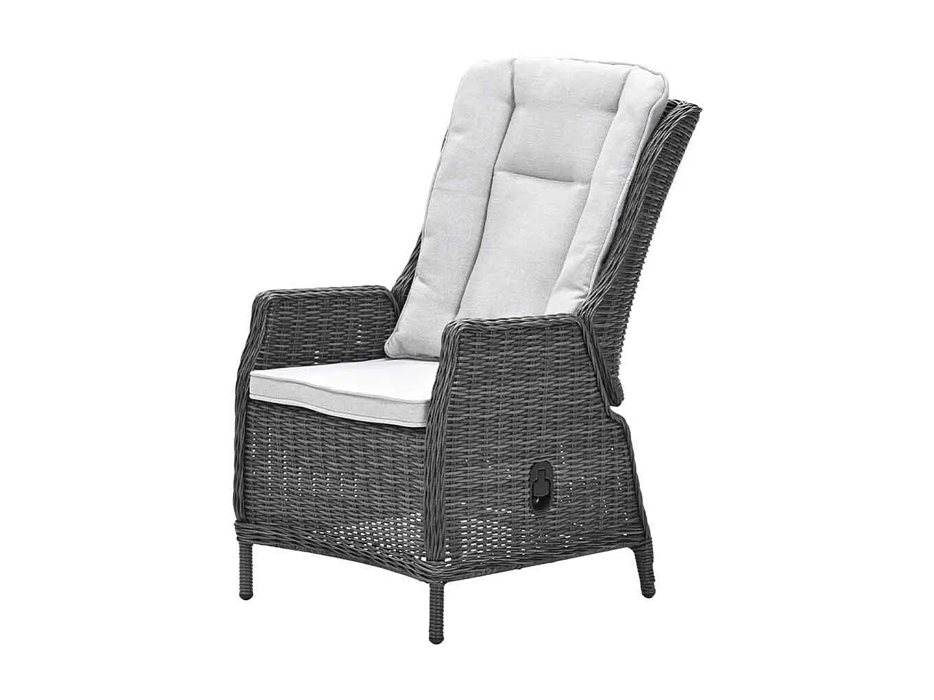 Chaise de jardin Marbella réglable Garden Impressions Marbella gris foncé