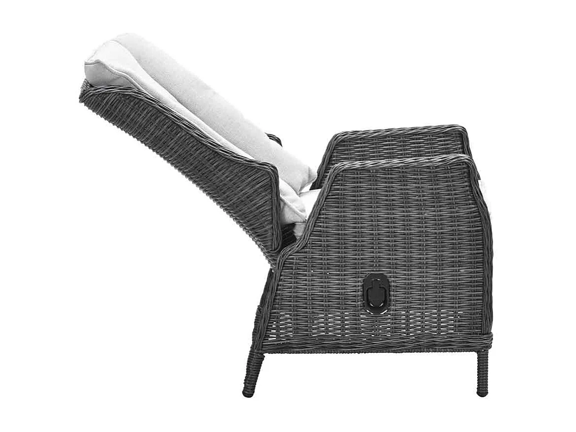 Chaise de jardin Marbella réglable Garden Impressions Marbella gris foncé