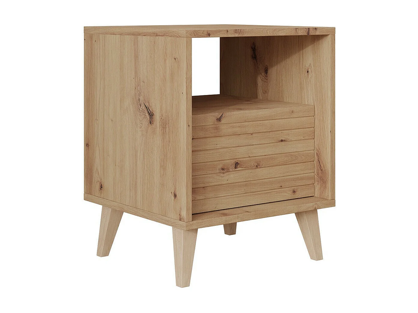 Table de chevet Comfivo Romtori 105, Chêne Artisan, 52x40x40cm, Stratifié|MDF