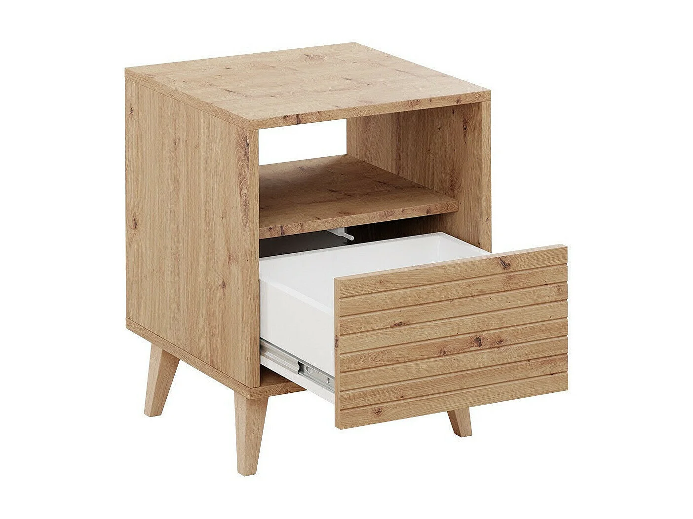 Table de chevet Comfivo Romtori 105, Chêne Artisan, 52x40x40cm, MDF|Stratifié