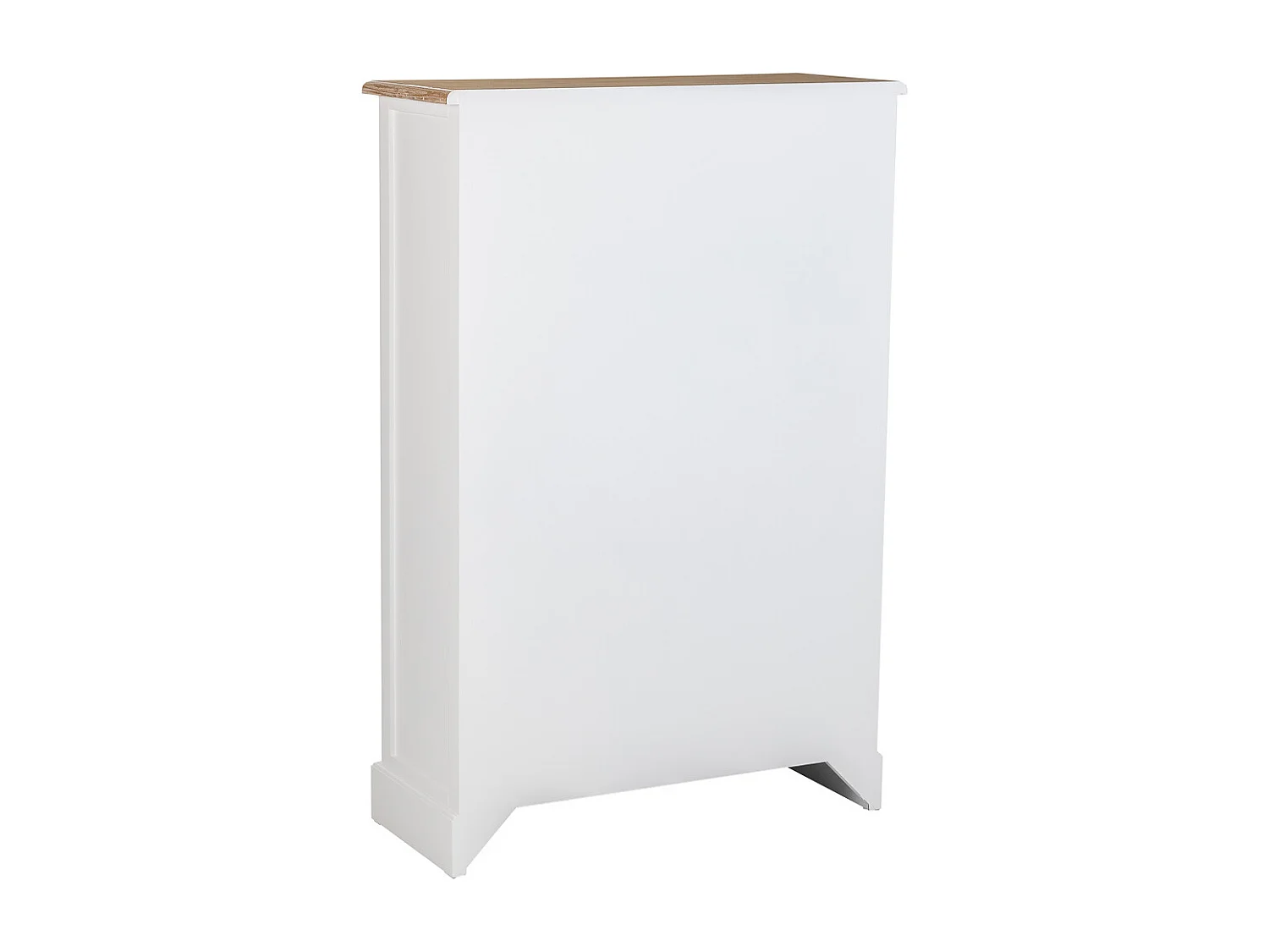 Scarpiera in legno bianco 80x120,5x33