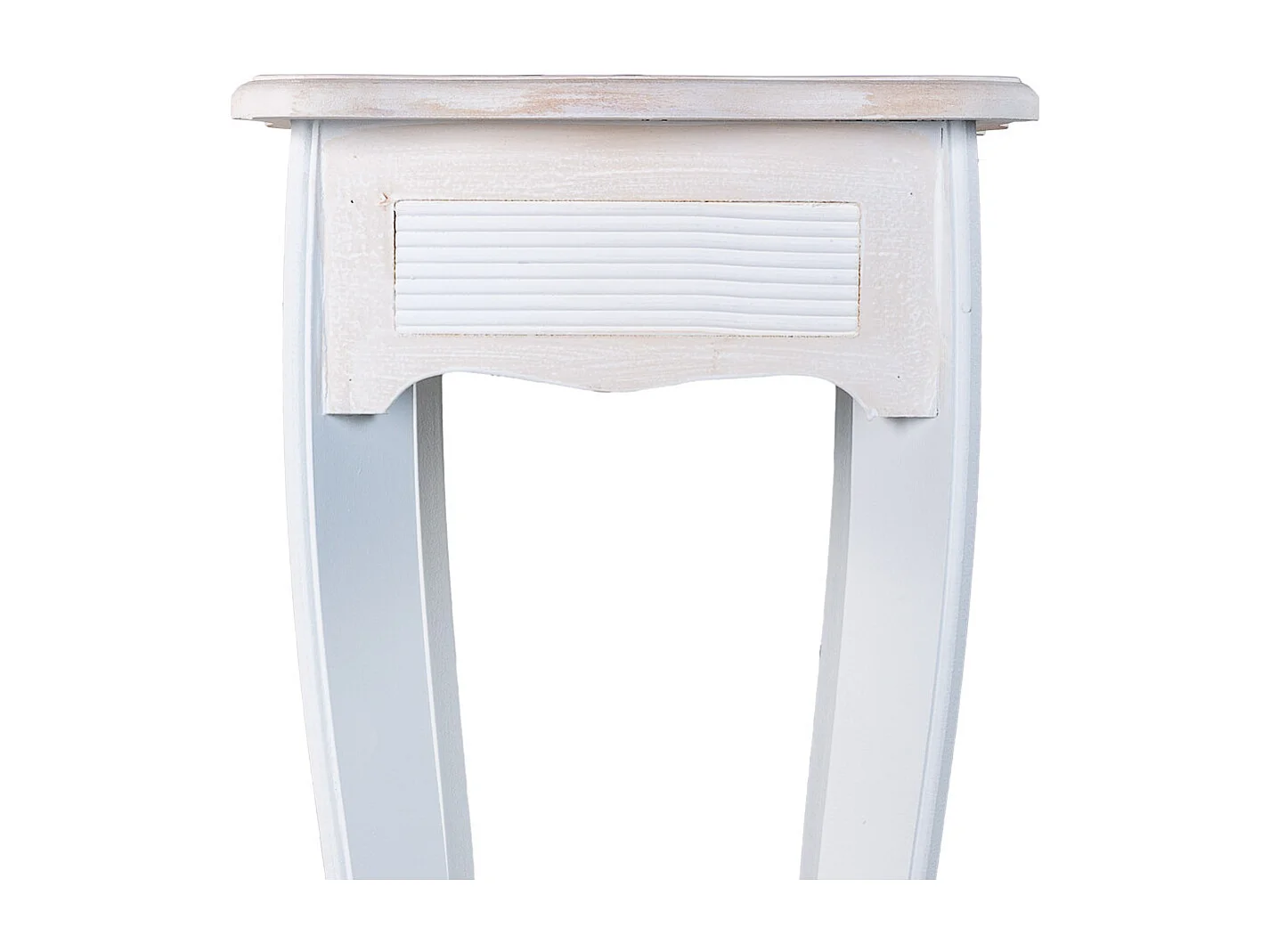 Support de pot en bois blanc 30x30x76