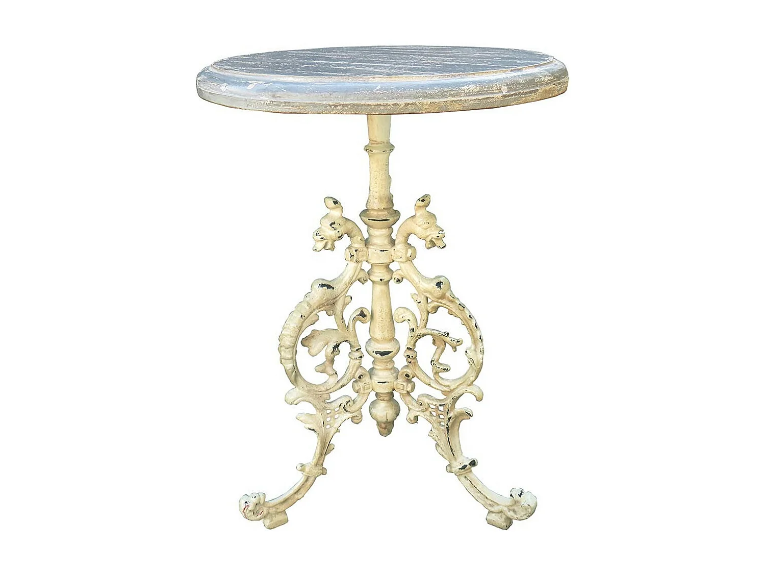 Table d'appoint en métal 41x41x53h cm