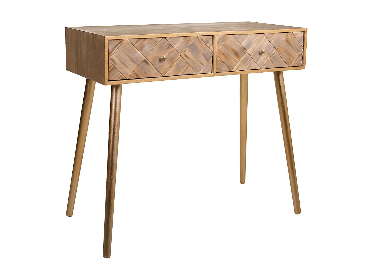 Mobile da ingresso in legno marrone 88x41x79h