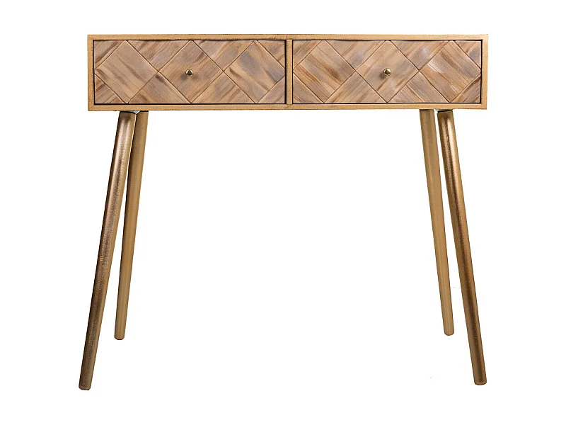 Mobile da ingresso in legno marrone 88x41x79h