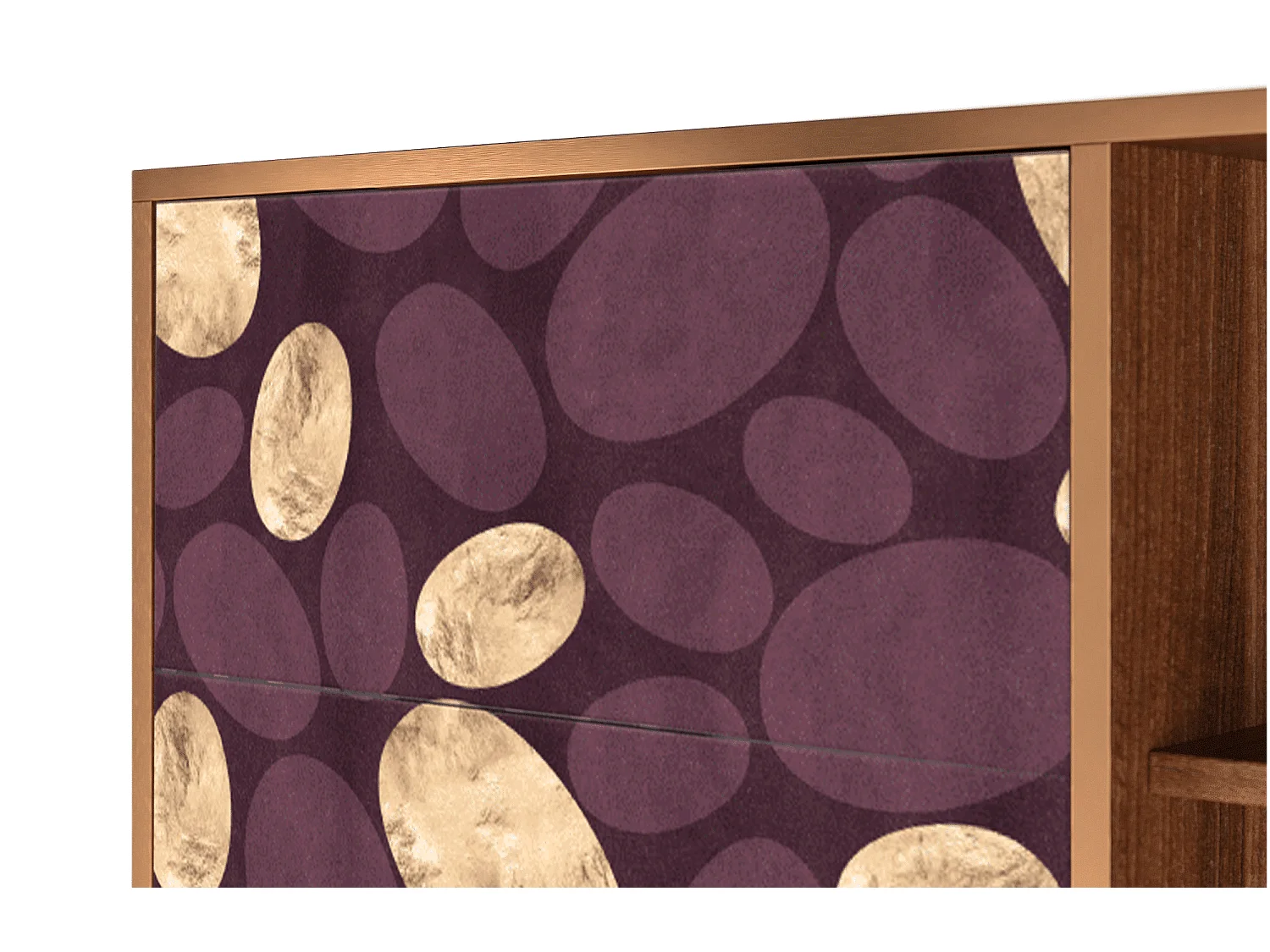 Aparador - 125x98x48 cm - BS2 - Fine Wine, Nogueira