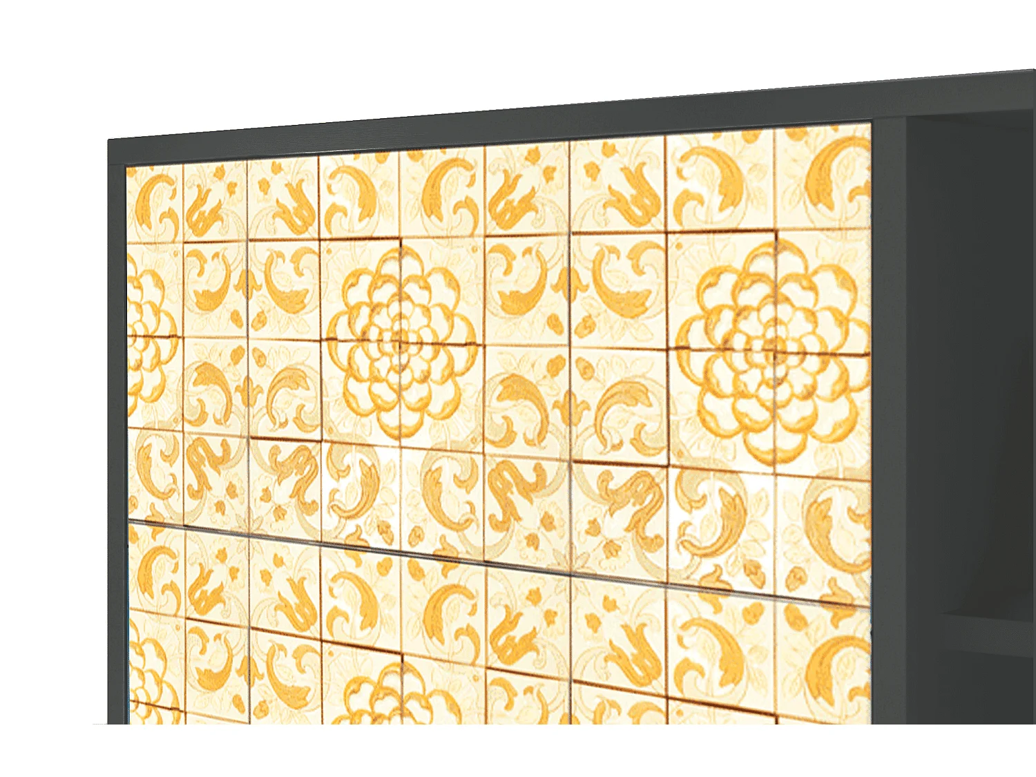 Buffet - 125x98x48 cm - BS2 - Sunshiny Tile, Anthracite