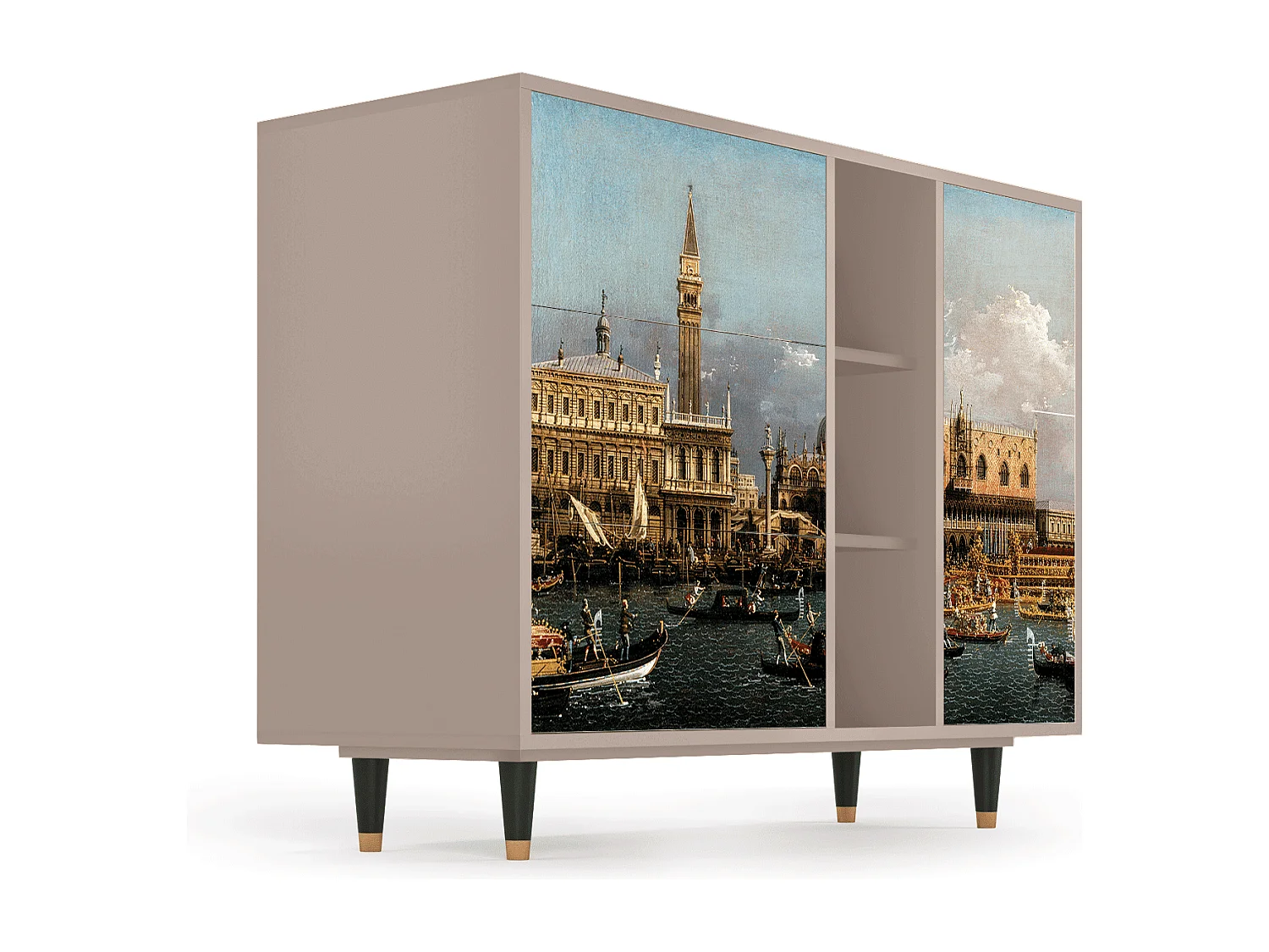 Kredens - 125x98x48 cm - BS2 - The Bucintoro, Latte