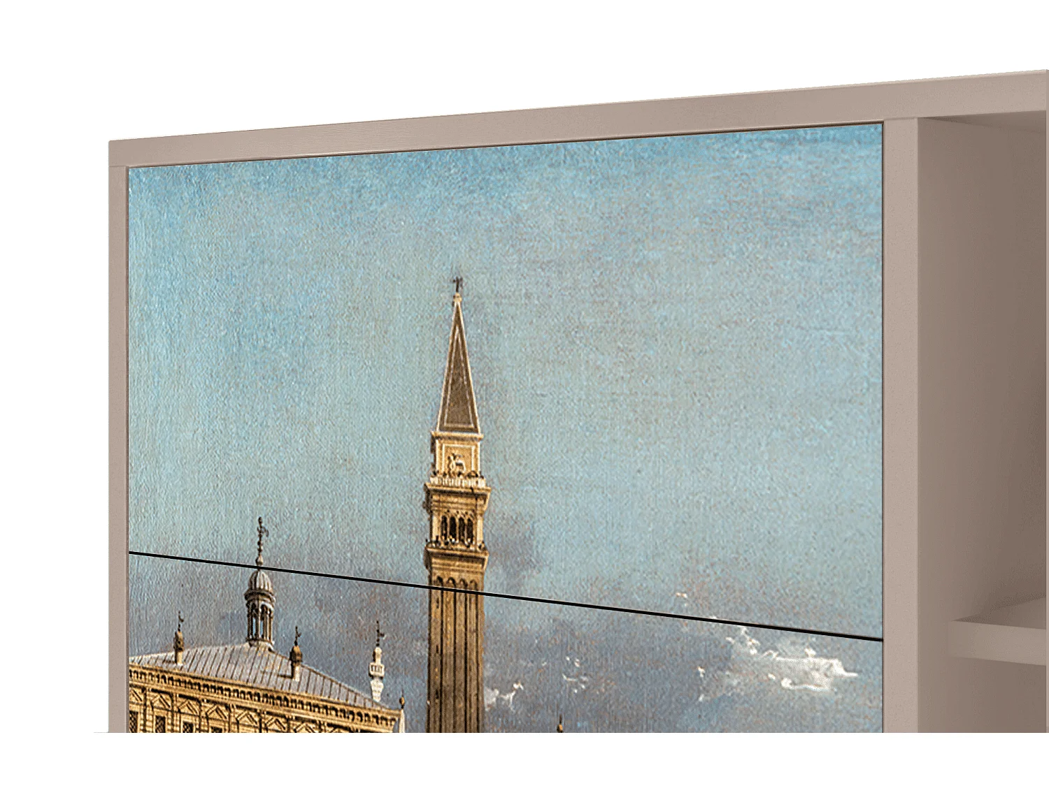 Kredens - 125x98x48 cm - BS2 - The Bucintoro, Latte