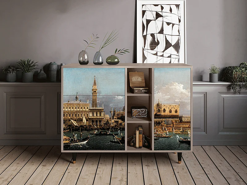 Sideboard - 125x98x48 cm - BS2 - The Bucintoro, Latte