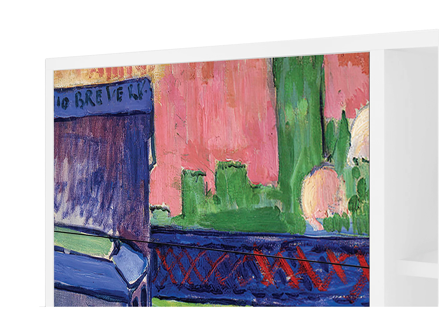 Buffet - 125x98x48 cm - BS2 - Charing Cross Bridge, Blanc