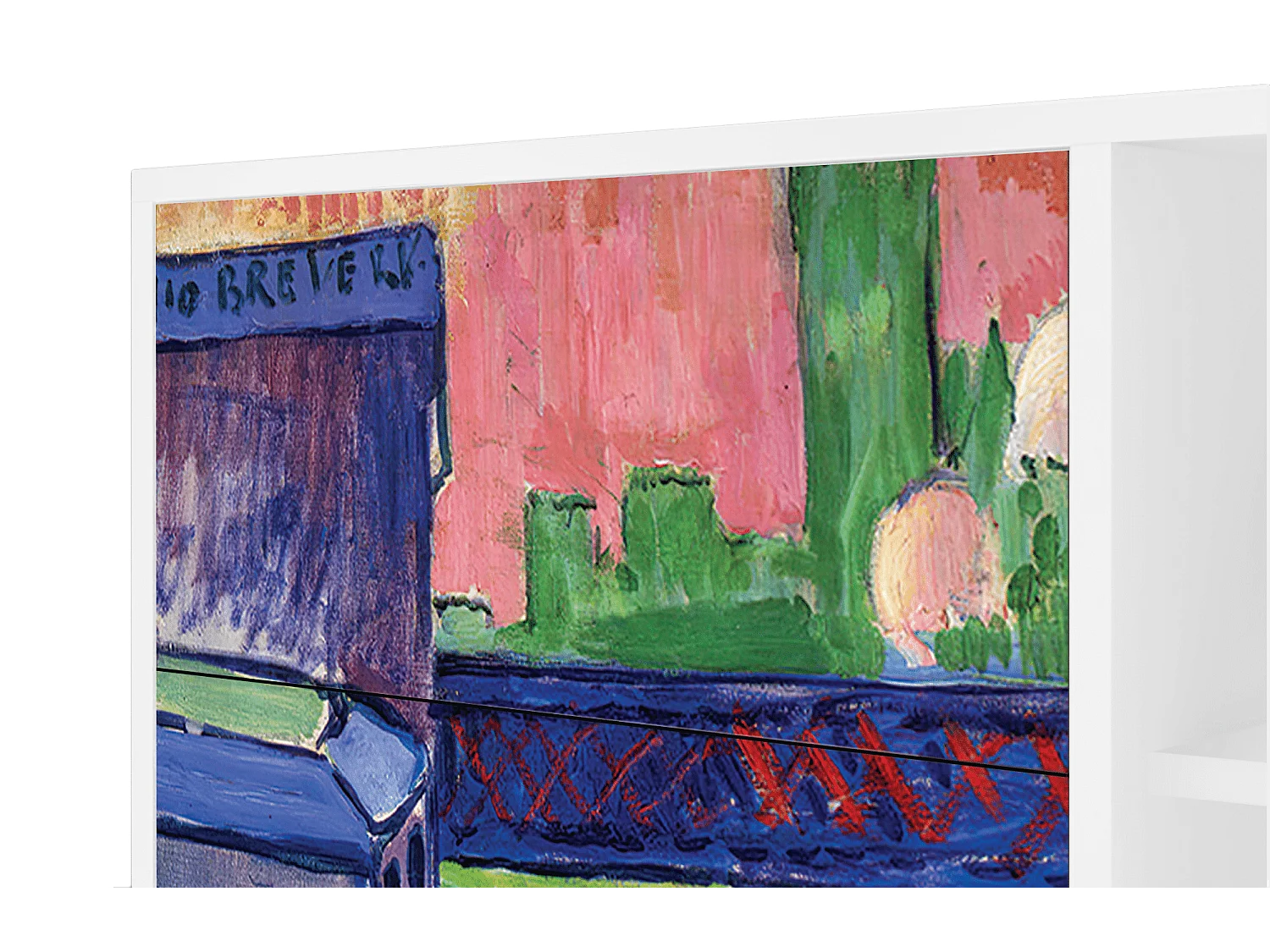 Buffet - 125x98x48 cm - BS2 - Charing Cross Bridge, Blanc