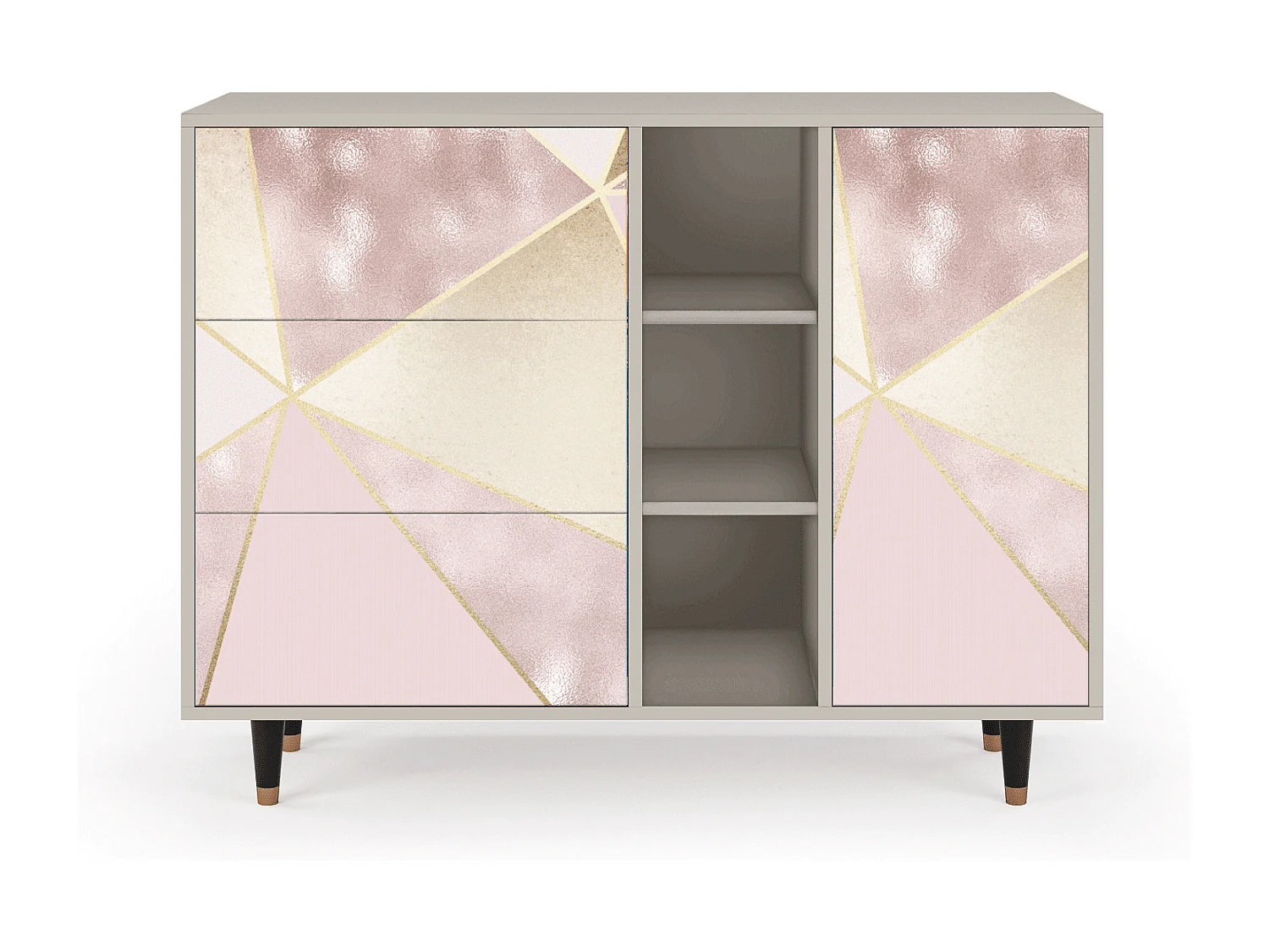 Buffet - 125x98x48 cm - BS2 - Cosmopolitan Diva, Sable