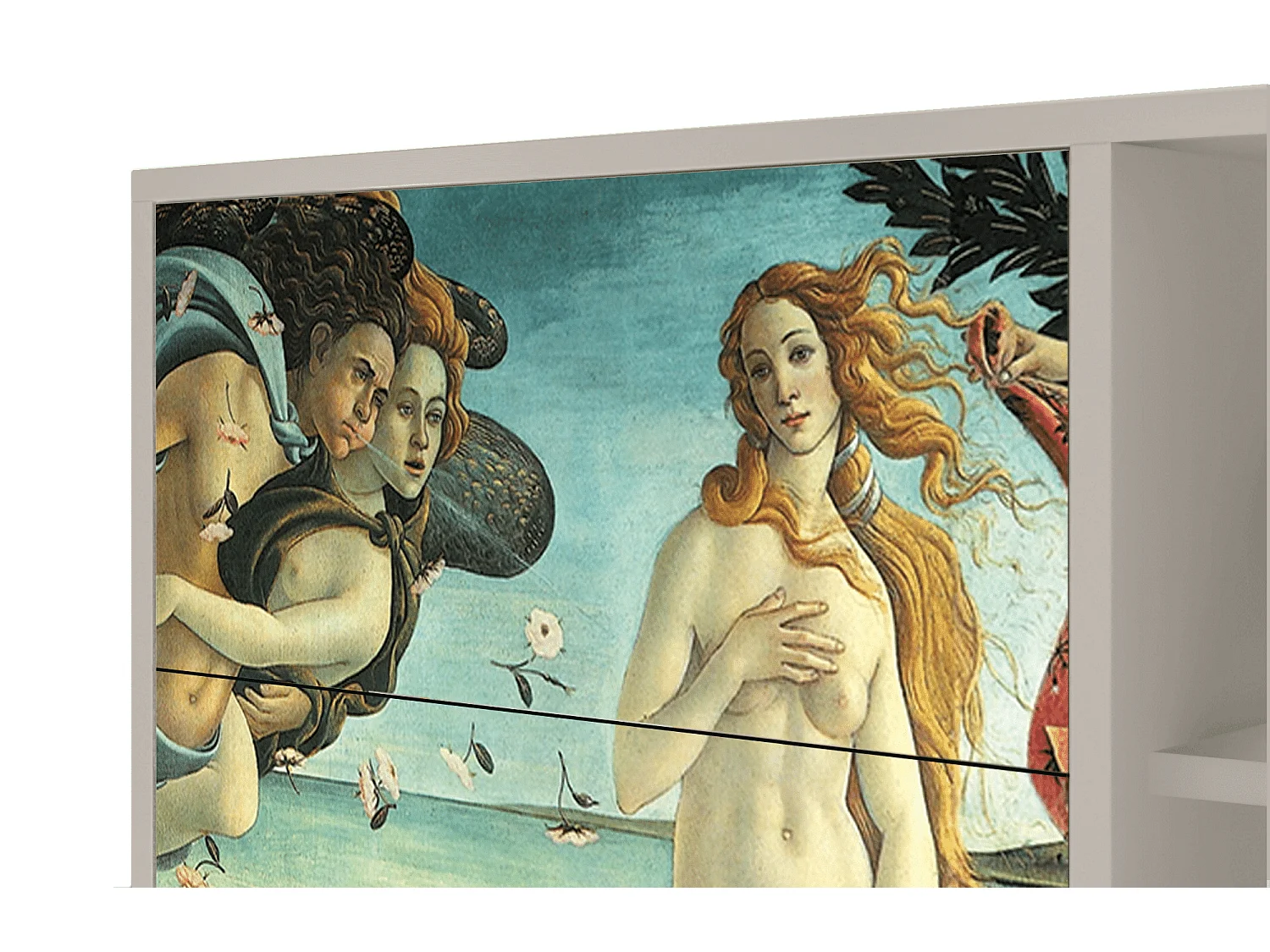Buffet - 125x98x48 cm - BS2 - The Birth of Venus, Sable