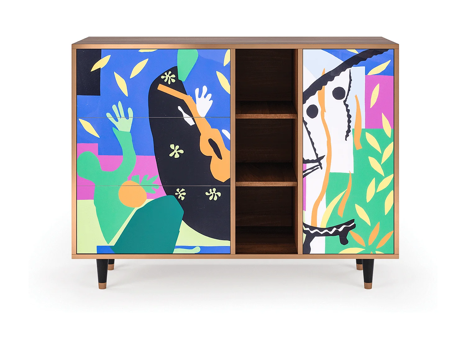 Buffet - 125x98x48 cm - BS2 - La Tristesse du Roi, Noyer