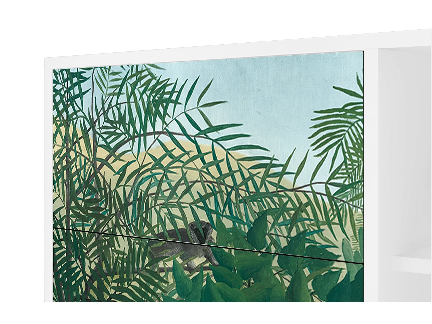 Buffet - 125x98x48 cm - BS2 - Jungles in Paris, Blanc